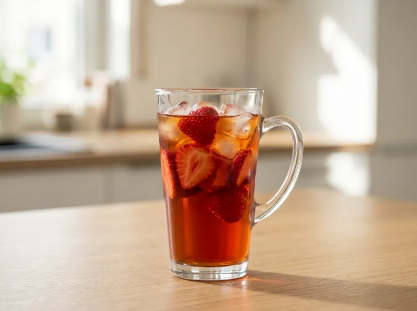 Erdbeer-Eistee Rezept