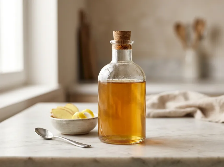 Ingwer-Zitronen-Sirup