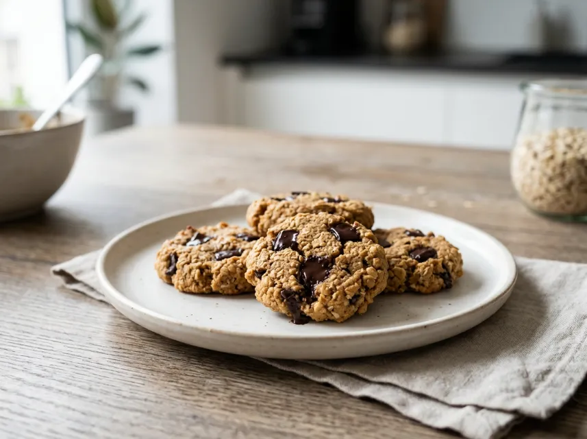 Gesunde Kichererbsen-Cookies proteinreich glutenfrei