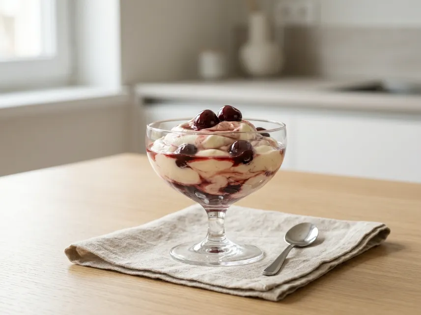 Low Carb Amarena-Creme