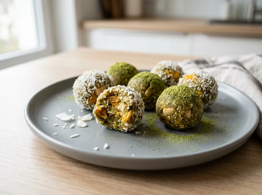 Mango-Matcha-Bites zum Vorbereiten Rezept