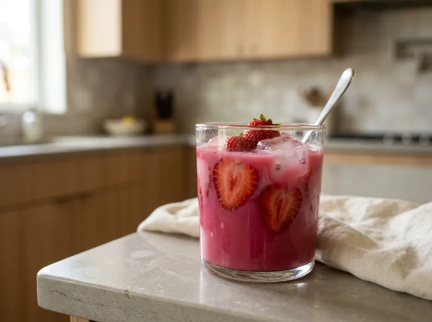 Pink Drink selber machen Rezept