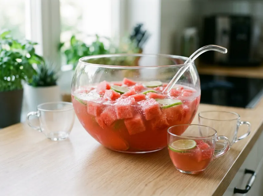 Wassermelonen-Bowle
